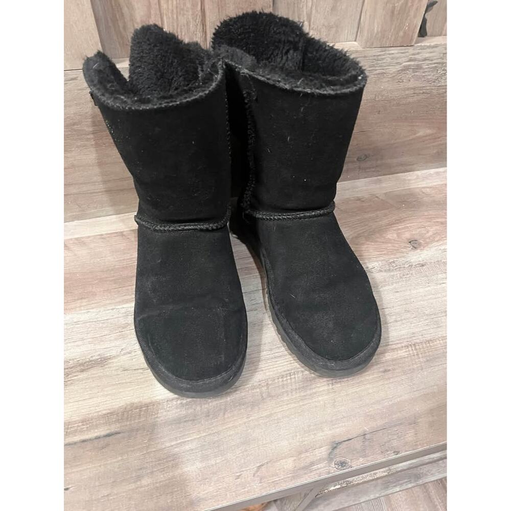 Women's UGG Black Boots Womans size 6 - Picture 4 of 5